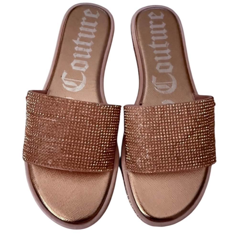 Juicy Couture Women's‎ Glittering Rose Gold Sandals